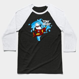 Tony Shark Baseball T-Shirt